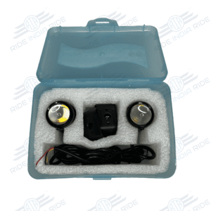 Original Liu HJG Mini Driving Fog Lights 40W Dual Colour For All Motorcycle/Scooters/Cars/Jeeps (Pair)