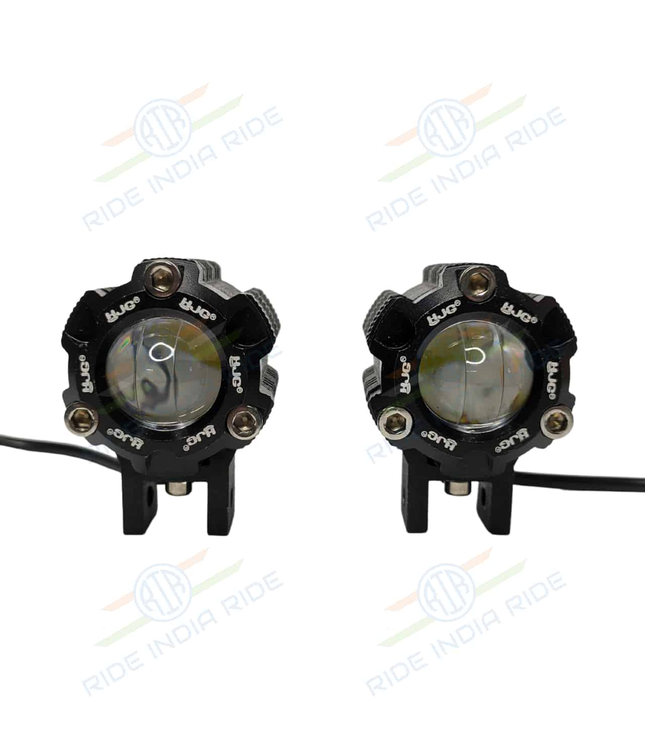 HJG Mini Driving Lights Heavy 40W Dual Mode Yellow-White For All Motorcycles/Scooters/Cars/Jeeps