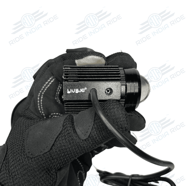 Original Liu HJG Mini Driving Fog Lights 40W Dual Colour For All Motorcycle/Scooters/Cars/Jeeps (Pair)