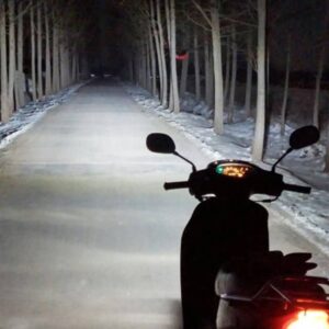 RTD M02H 42W H4 LED Headlight For Universal Bikes/Scooters (1 Piece)