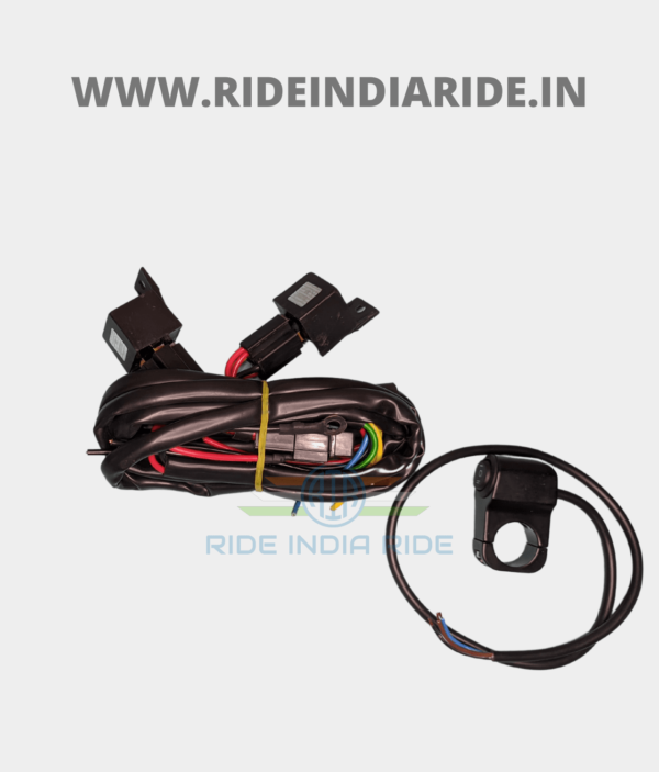Fog Light Wiring Harness Kit For Dual Color White/Yellow Lights Relay/Switch/Fuse