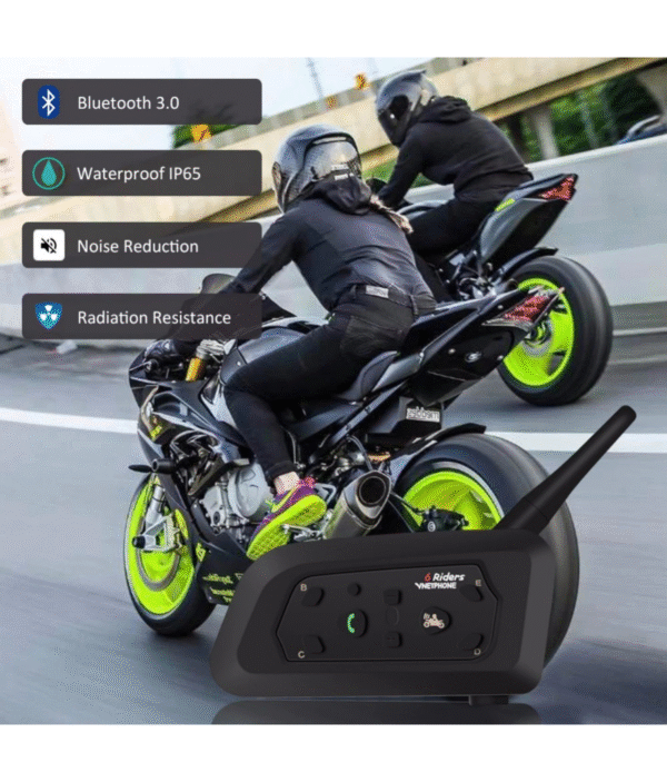 Vnetphone V6 Motorcycle Helmet Bluetooth Intercom