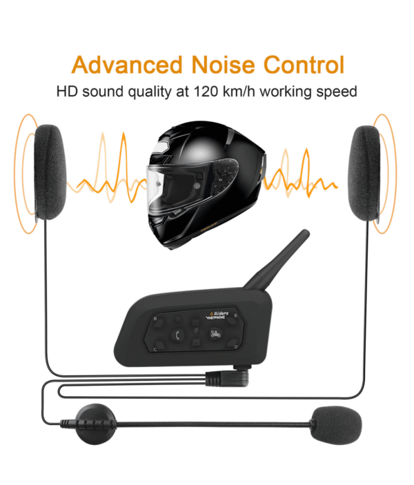 Vnetphone V6 Motorcycle Helmet Bluetooth Intercom