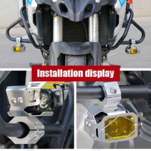 SSC hjg Transformer White/Yellow LED Fog Lights With Harness/Clamps