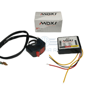 Moxi Hazard Flasher Universal Bike/Scooter 16 Patterns Waterproof For LED/Bulb Indicators (With Switch)