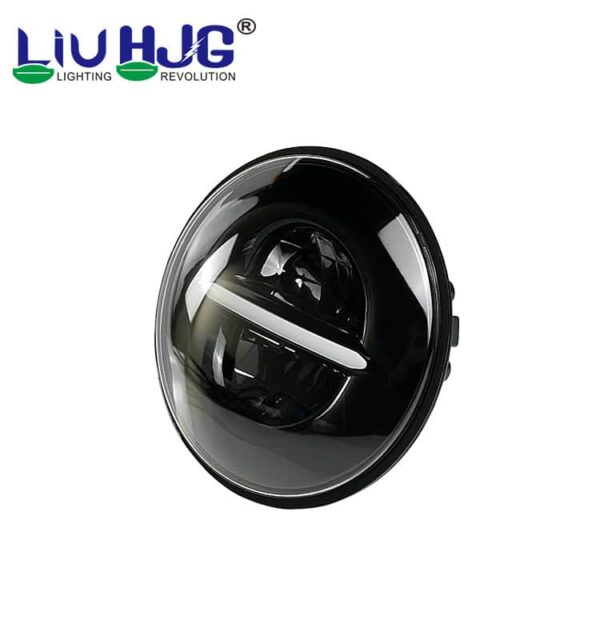 LIU HJG 7 Inch 80W Minus LED Headlight For Royal Enfield, Mahindra Thar, Jeep