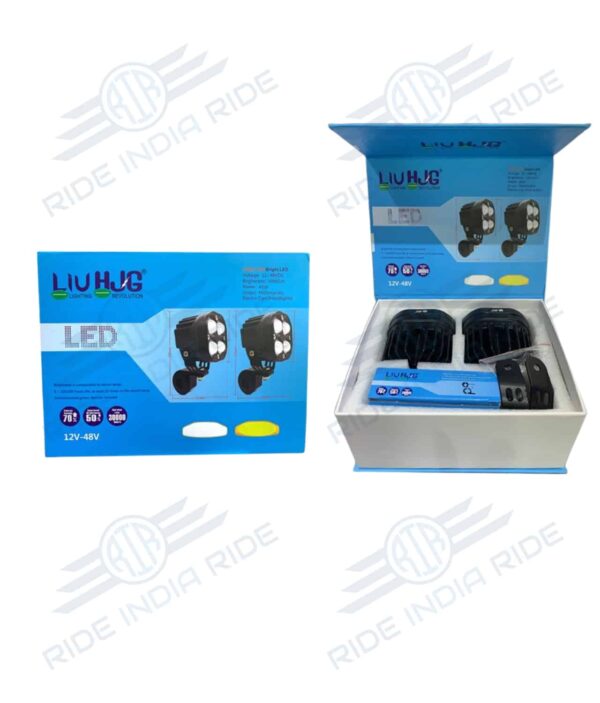 HJG 4X4 Lens 40W Fog Light Auxiliary Light For All Motorcycles/Scooters/Cars