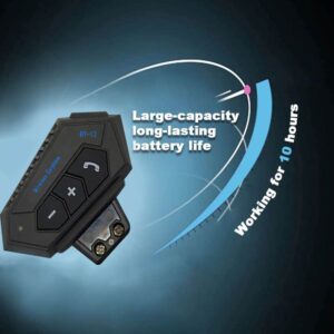 BT12 Wireless Headphone Speaker for Motorcycles Helmet Hands-Free Helmet Headset