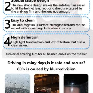 Universal Anti Fog Film For Helmet - Ride India Ride