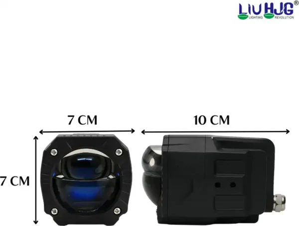 High-quality LED projector light for motorcycles, durable and bright, ideal for enhancing safety and visibility during rides across India. Perfect for motorcycle accessories and lighting upgrades.