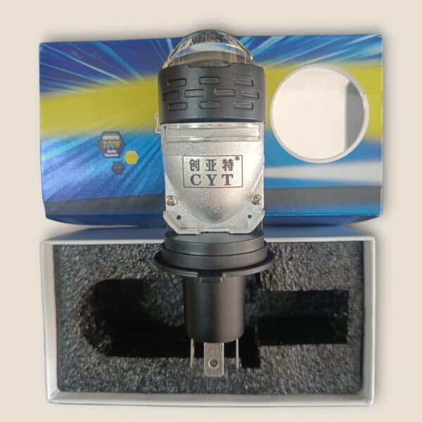 LED motorcycle headlight bulb with high-performance lighting and long-lasting design for motorcycle lighting upgrades.