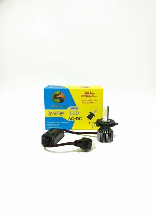 SSpecs 130W H4 Dual-Color LED Headlight (12V-80V AC-DC) (White/Yellow)