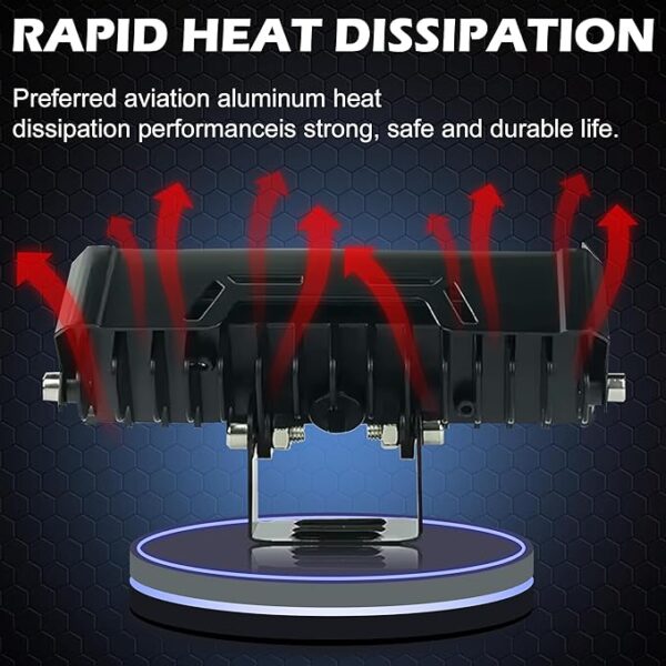 Enhanced heat dissipation technology using preferred aluminum heat sink for durability and safety in high-performance applications.