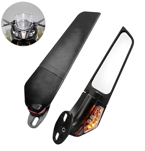 Stealth Wings Rear View Mirror With Indicator