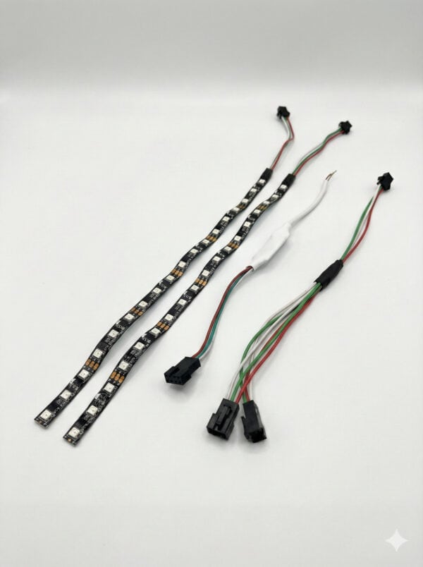 KTM Duke Bluetooth RGB DRL Kit – 140+ Modes, App Controlled Headlight Modification (Duke 160/200/250/390)