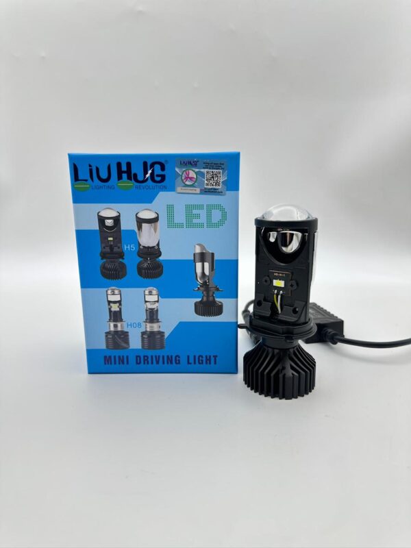 High-quality LED mini driving light bulb suitable for cars and motorcycles, providing bright illumination and improved visibility for safer driving experiences.
