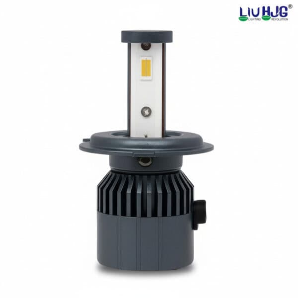 LIU HJG M3 Mini 60W LED Headlight Bulb Dual Color with Remote White+Yellow (Pack of 1) - Image 2