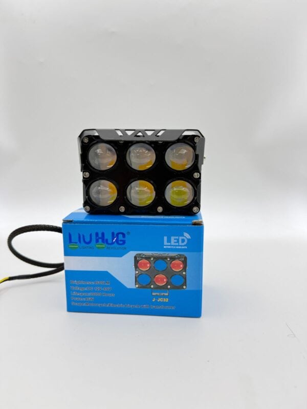 Liu Hjg Mega Drive 6 Lens 46W LED fog light Without Fan (Pack of 1)