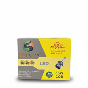 Alternative view of SSpecs 55W H4COB LED Headlight Bulb for Car & Motorcycle | 4500–5500 Lumens | 12V–80V |