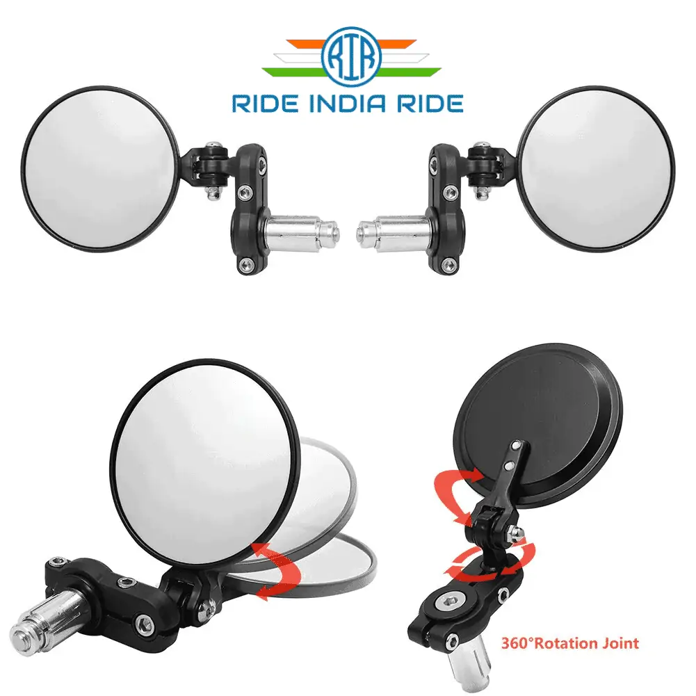 Universal Foldable Bar End Mirrors For 7/8’’ 22mm Handlebars
