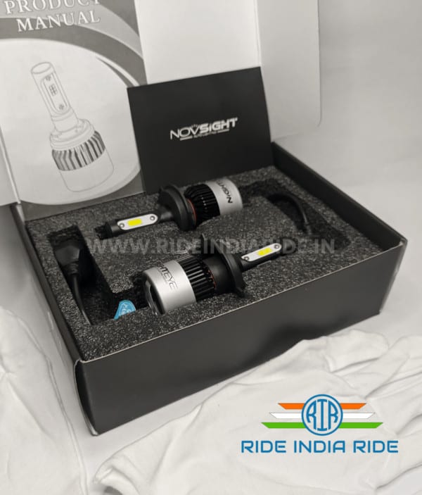 Original NIGHTEYE H4 Super Bright LED Headlights For All Motorcycles & Scooters (1Pair)