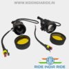 HJG KZ30 60W Adjustable Focus Lens Fog Light Auxiliary Light With Yellow Filter For All Motorcycles