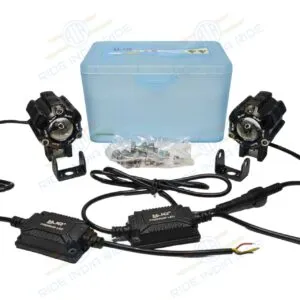 HJG Mini Driving Lights Heavy 40W Dual Mode Yellow-White For All Motorcycles/Scooters/Cars/Jeeps