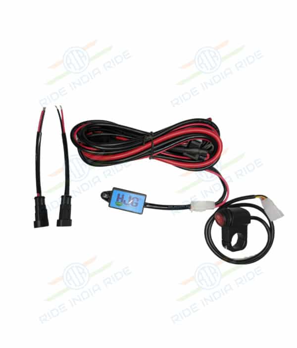 HJG Fog Light Wiring Harness Kit Relay/Switch/Fuse/Flasher