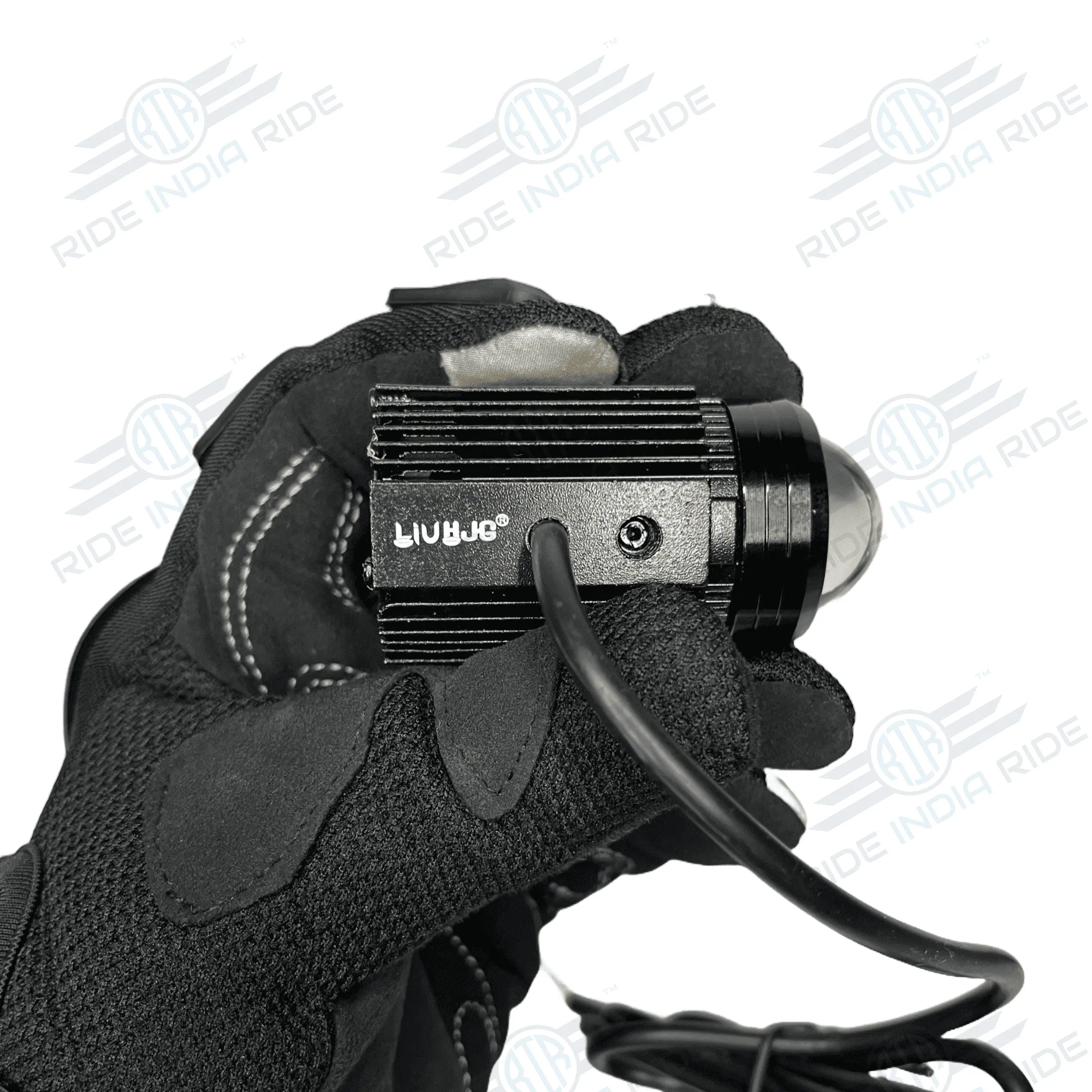 Original Liu HJG Mini Driving Fog Lights 40W Dual Colour For All Motorcycle/Scooters/Cars/Jeeps (Pair)