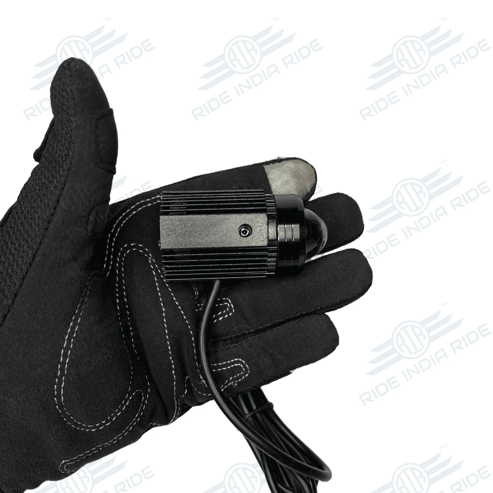 Original Liu HJG Mini Driving Fog Lights 40W Dual Colour For All Motorcycle/Scooters/Cars/Jeeps (Pair)