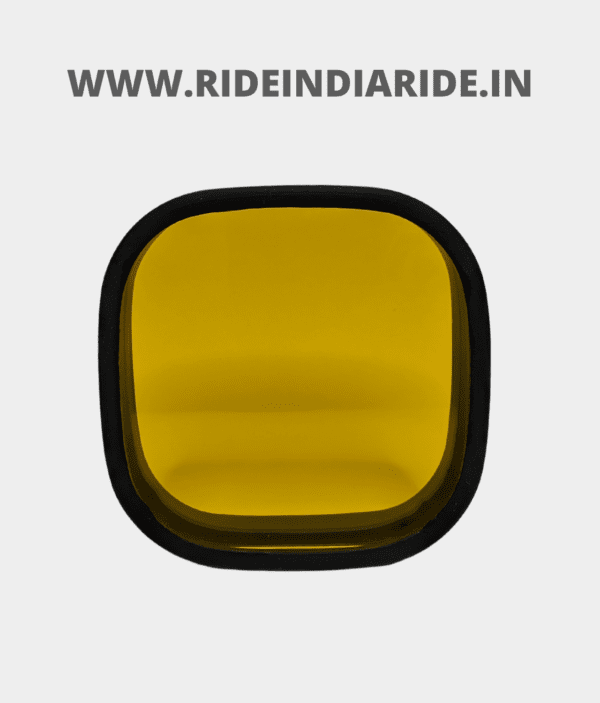 Fog Light Yellow Cover/Filter/Cap Square Ride India Ride
