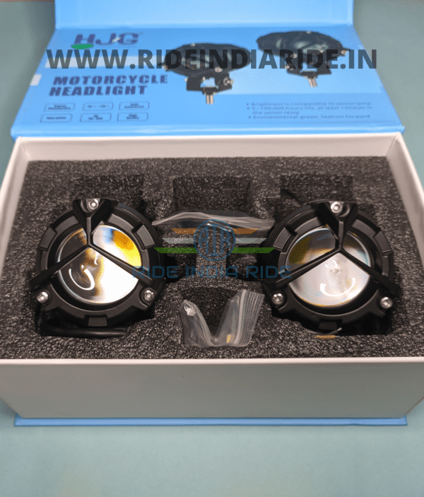 HJG Y Lens Ultra Wide Dual Intensity LED Driving Fog Lights White/Yellow (Pair)