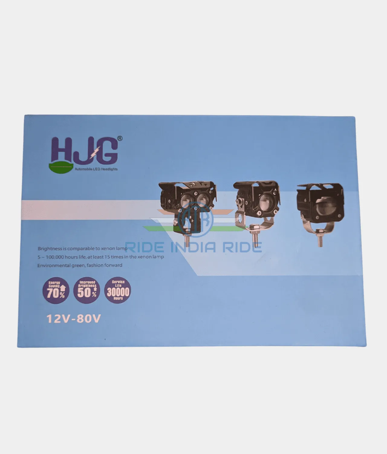 HJG Mega Drive 60W Dual Lens/Dual Color High/Low Yellow/White LED Fog Lights (2 Pc)