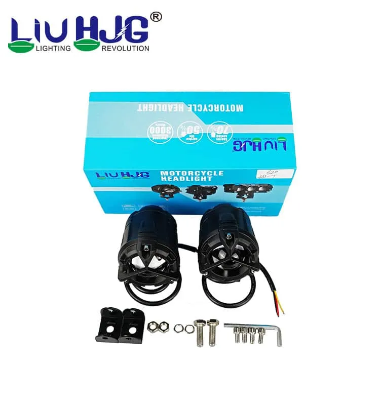 LIU HJG Y Lens Ultra Wide Dual Intensity LED Driving Fog Lights White/Yellow (Pair)