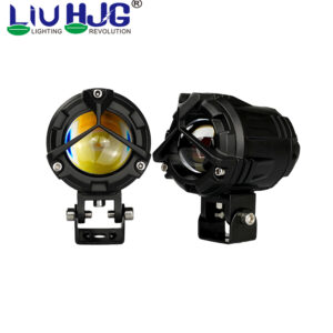 HJG Y Lens Ultra Wide Dual Intensity LED Driving Fog Lights White/Yellow (Pair)