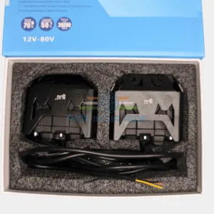 HJG Mega Drive 60W Dual Lens/Dual Color High/Low Yellow/White LED Fog Lights (2 Pc)