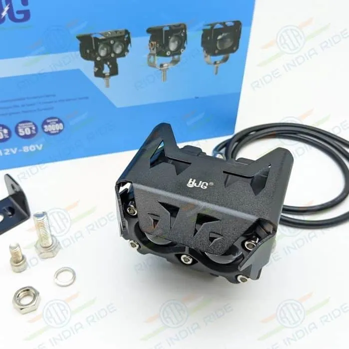 HJG Mega Drive 60W Dual Lens/Dual Color High/Low Yellow/White LED Fog Lights (2 Pc)