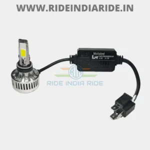 HJG LED Headlight Bulb H4 For All Motorcycles AC/DC (80W White)