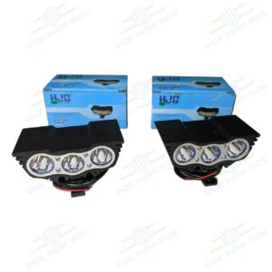 HJG 3 LED Owl Eye LED Fog Light with 3 Mode Function High Beam/Low Beam & Flashing Universal For Bikes/Scooters/Cars