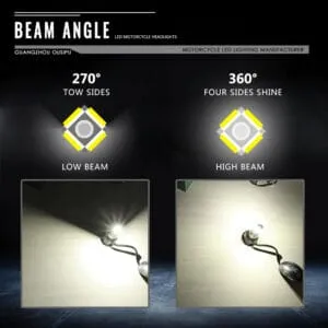RTD M02H 42W H4 LED Headlight For Universal Bikes/Scooters (1 Piece)