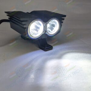 HJG 2 LED Owl Eye LED Fog Light with 3 Mode Function High Beam/Low Beam & Flashing Universal For Bikes/Scooters/Cars