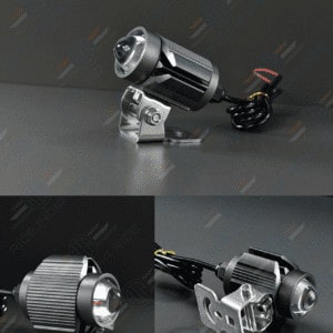 New Shilan Mini Driving Lights 30W Triple Color Universal For Motorcycles/Scooters/Cars (2 Pcs)