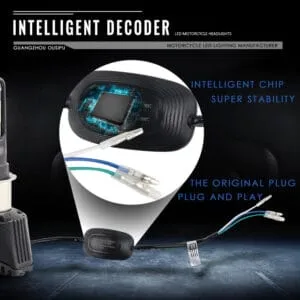 RTD M02H 42W H4 LED Headlight For Universal Bikes/Scooters (1 Piece)