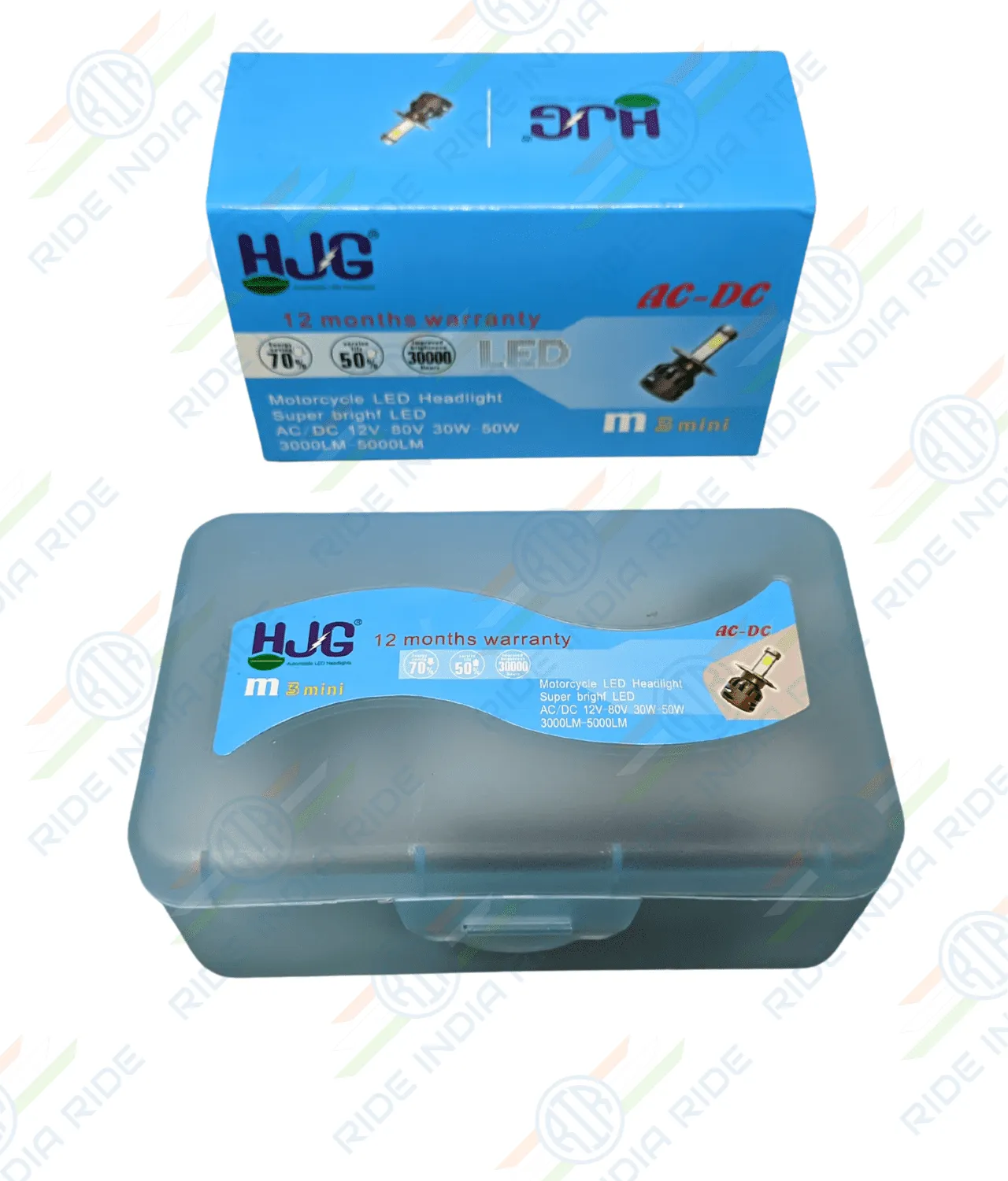 HJG M3 50W H4 LED Headlight Universal For Bikes/Scooters/Cars