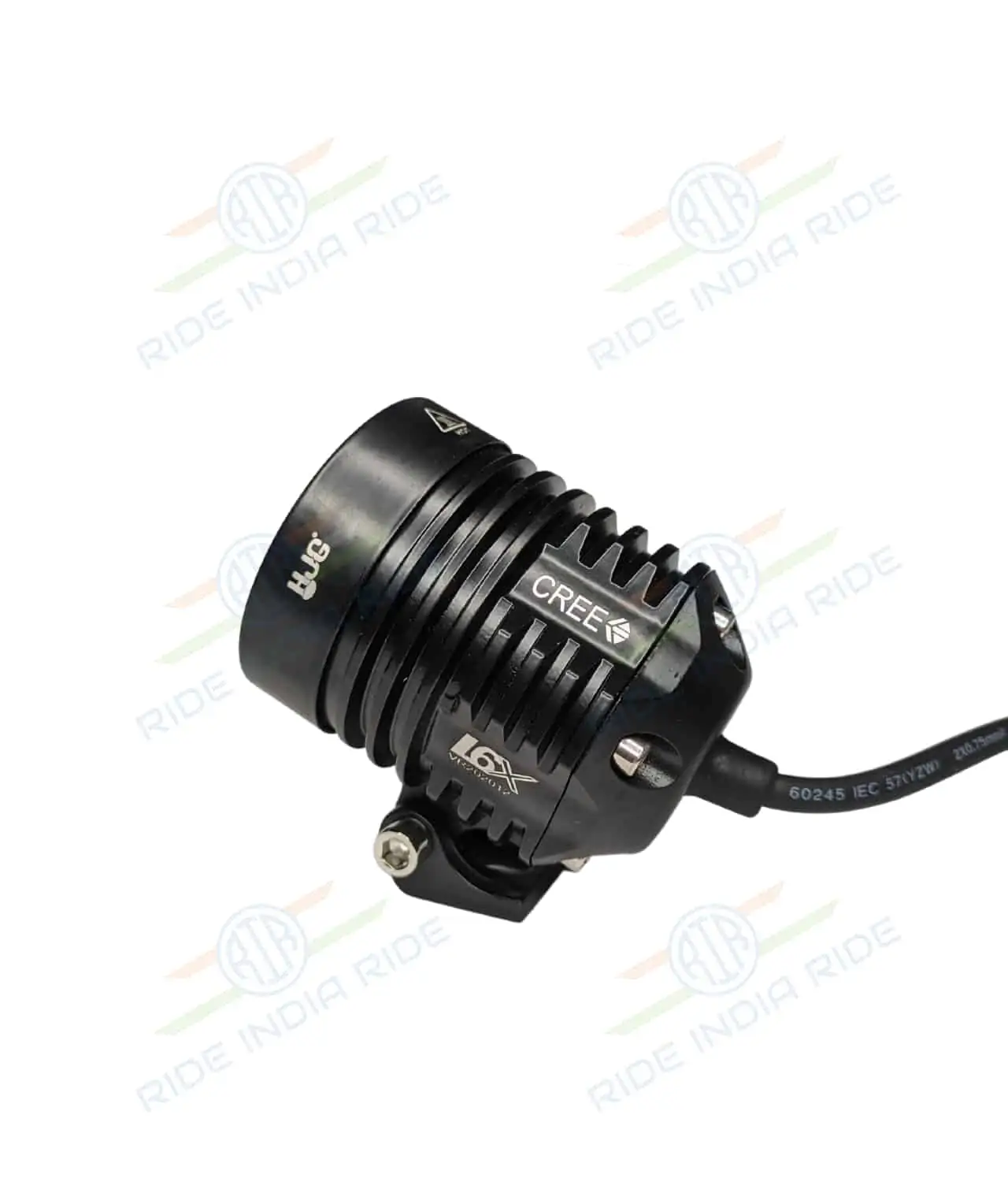 HJG L6X 60W CREE 6 LED Fog Light Auxiliary For Motorcycles With Yellow Filter (2 Pcs)