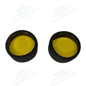 HJG L6X 60W CREE 6 LED Fog Light Auxiliary For Motorcycles With Yellow Filter (2 Pcs)