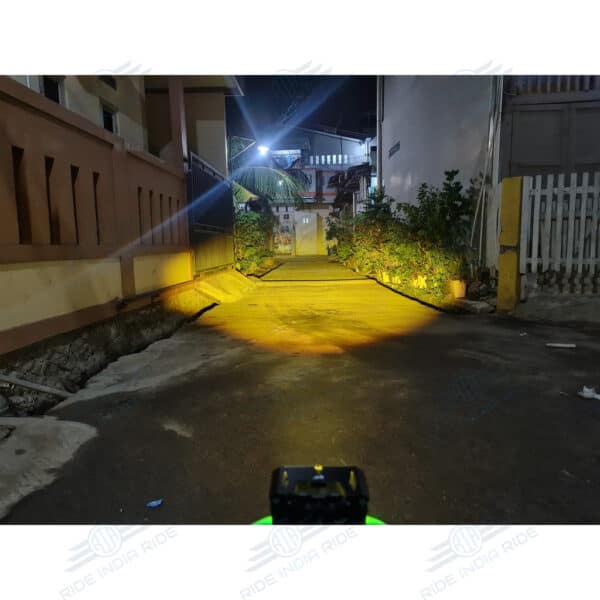 HJG Mega Drive 3 Lens Dual Color Yellow/White LED Fog Lights (2 Pcs)