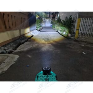 HJG Mega Drive 3 Lens Dual Color Yellow/White LED Fog Lights (2 Pcs)