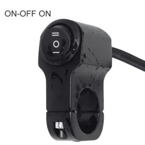 12V Motorcycle Handlebar 3 Way Switch 7/8" ON-OFF-ON Headlight Fog Light Switch