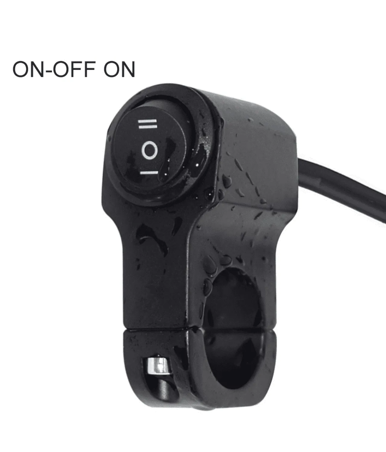 12V Motorcycle Handlebar 3 Way Switch 7/8" ON-OFF-ON Headlight Fog Light Switch